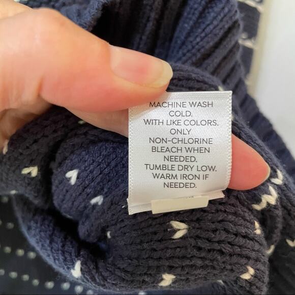 Westport Blue Striped Knit Pullover Sweater Womens 2X NWT Preppy V Neck Fall - Picture 5 of 8